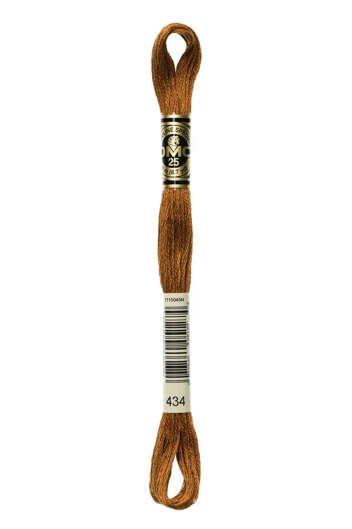 Filo Per Punto Croce CXC 415 – Colore Grigio Perlato (Abbinato DMC) – Matassa Da 40 Metri – Cotone Mouliné Di Qualità